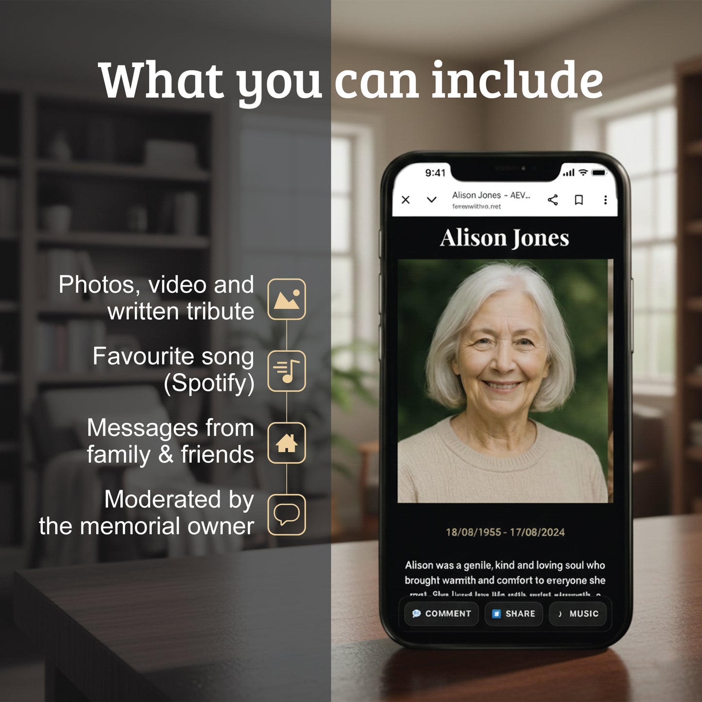 4Ever With Me Memorial Keychain